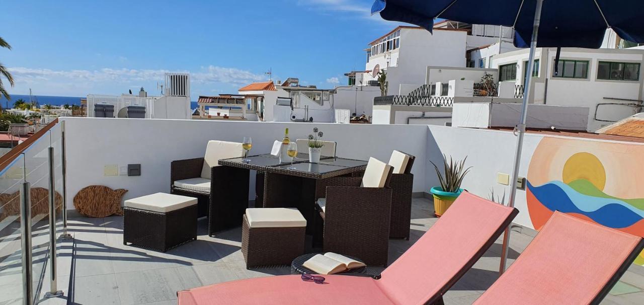 Hd Mogan Coral Apartments Puerto De Mogan Zimmer foto